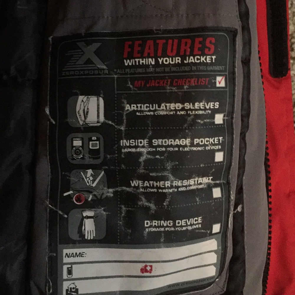 SOLD Boys' Zero Xposur Hooded Winter Jacket - Picture 4 of 6